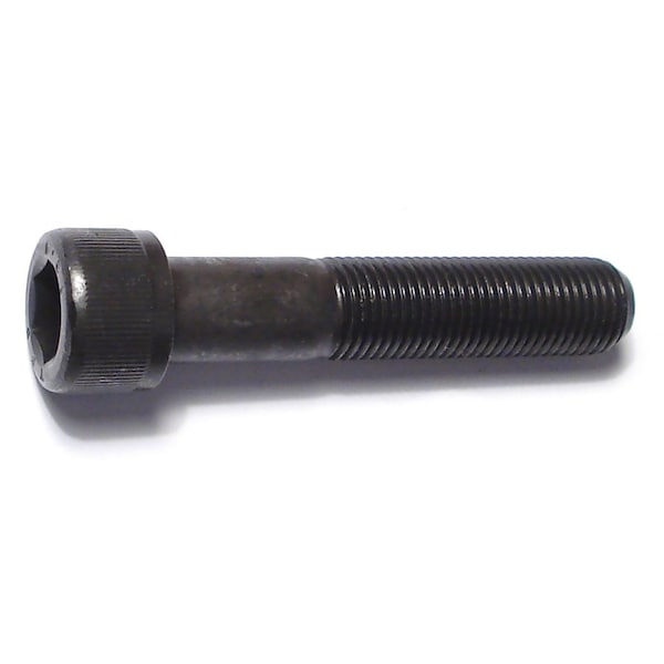 Midwest Fastener M12-1.25 Socket Head Cap Screw, Socket, Black Oxide Steel, 60 mm Length, 4 PK 78645 - main